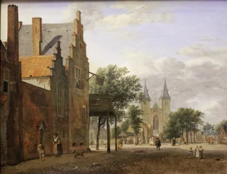 Plaza e iglesia de San Víctor en Xanten